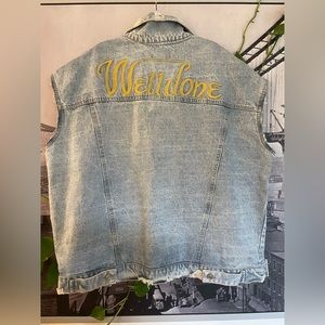 WE11DONE Jean vest